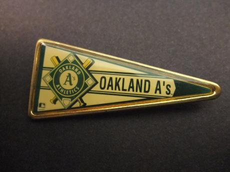 The Oakland Athletics baseballteam Oakland, Californië